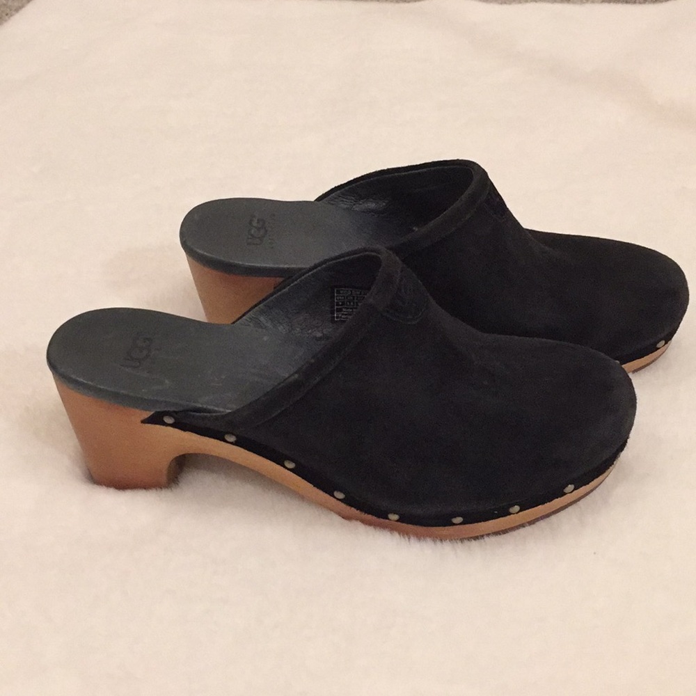 Ugg Australia Abbie Suede Platform Cloggs